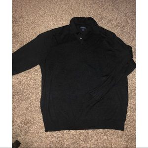 Black Collared Brooks Brothers Long Sleeve